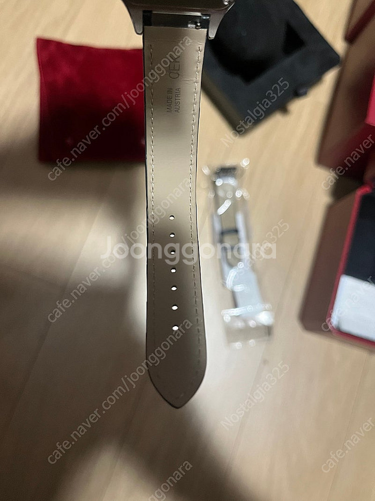 까르띠에 산토스 뒤몽 콤비 그레이다이얼 [정품 스트랩 ...--1