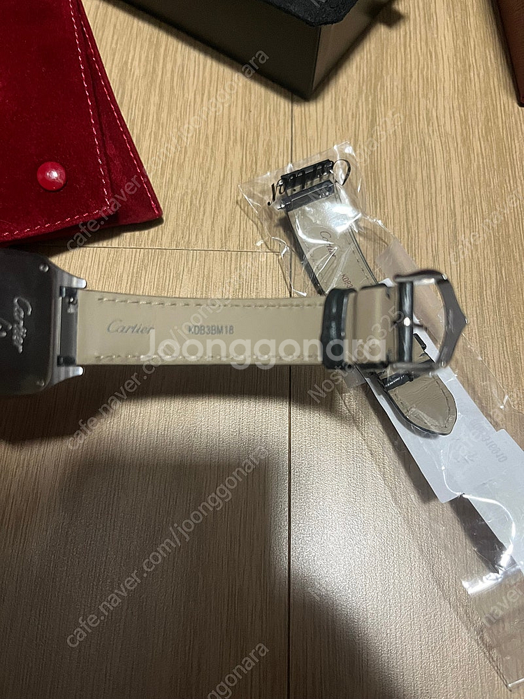 까르띠에 산토스 뒤몽 콤비 그레이다이얼 [정품 스트랩 ...--5