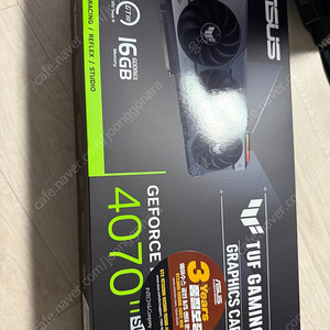 rtx4070 ti super asus tuf 풀박스 27년 6월까지as