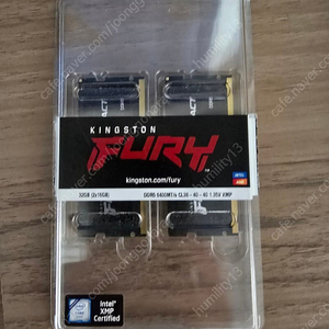 Kingston Fury Impact 32GB (2x16GB) 6400MT/s CL38 노트북 ddr5 xmp 메모리