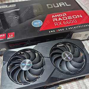 (그래픽카드)아수스 라데온 RX6600 /더블8기가