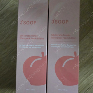 제이숲 워터팩 200ml 피치에디션 200ml 2개