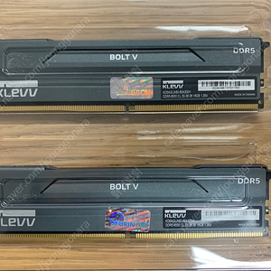 에센코어 클레브 ddr5-6000 bolt v 16g +2 cl 30 튜닝램 팝니다 서린 정품