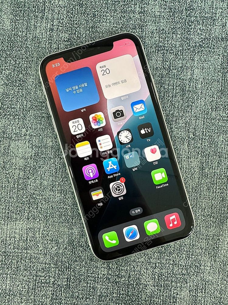 (A급) 아이폰XR 64G 화이트 배터리 76% 깨끗한...--1