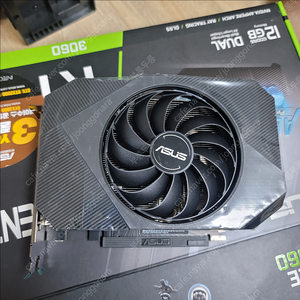 ASUS Phoenix GeForce RTX 3060 12GB GDDR6 (원팬) 판매합니다