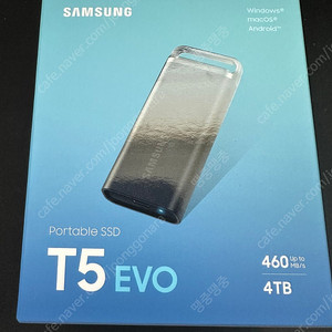 대구) 삼성 T5 EVO 4TB 외장SSD 미개봉(국내정발)