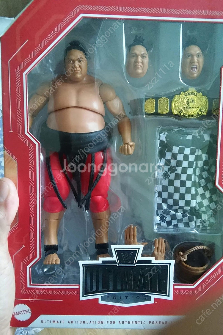 WWE 피규어 얼티밋에디션 더락,요코주나,트리플 H, ...--0