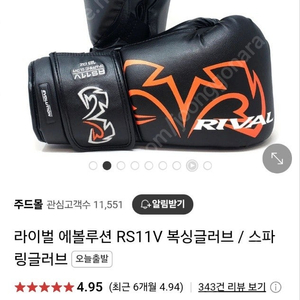 라이벌 에볼루션 RS11V 복싱글러브(16oz)