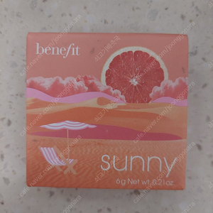 베네피트 블러셔 써니 Sunny 용량 6g 택배비포함 13000원(오렌지 코랄 색상, 웜톤 추천)