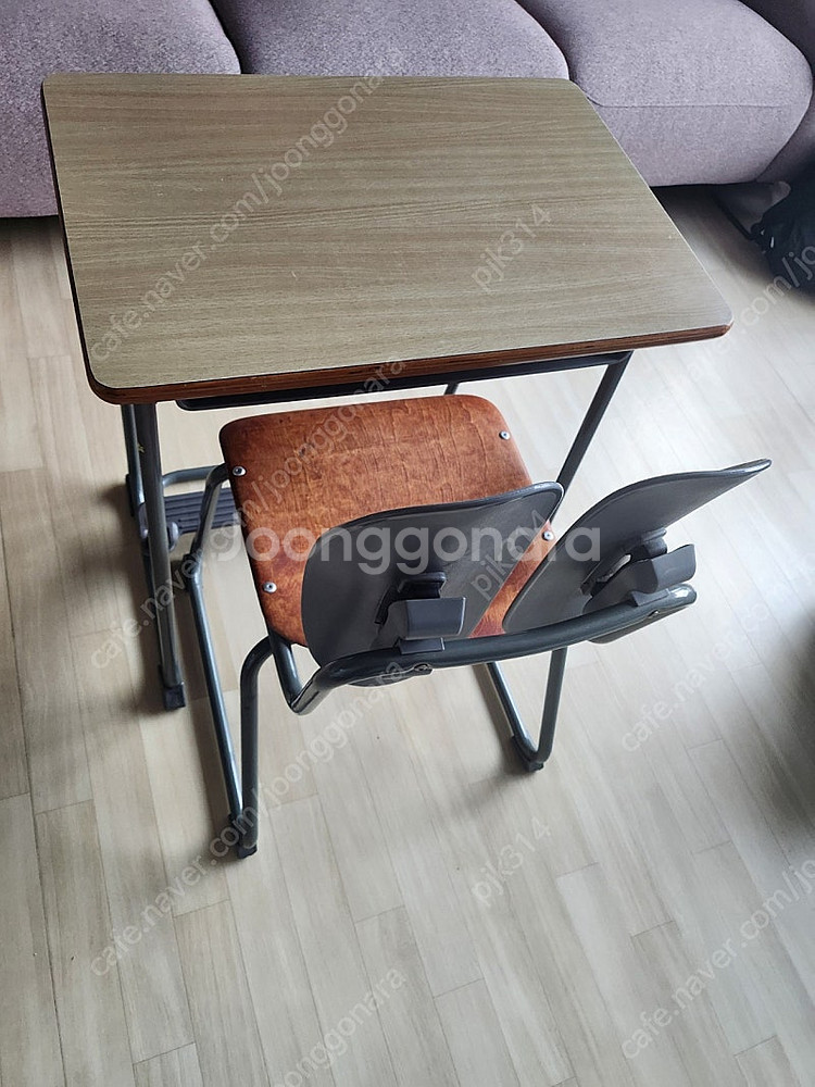 듀오백 학교 책상 의자 세트 팔아요--1