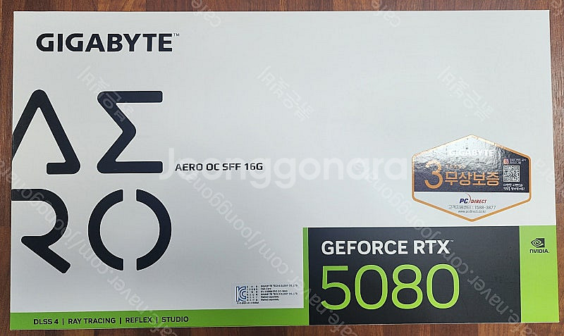 GIGABYTE 지포스 RTX 5080 AERO OC ...--0