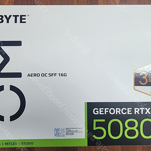 GIGABYTE 지포스 RTX 5080 AERO OC SFF D7 16GB 미개봉 직거래 원합니다