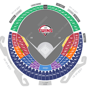3월 25,26,27일 잠실 LG 한화 3루 네이비 2연석 (통로석)