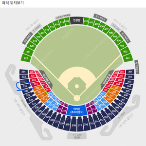 [교환] 3월 22일 잠실야구장 / LG : 롯데 / 3루 331블럭 우측통로 4연석 -> 1루 네이비 4연석으로 교환원합니다.