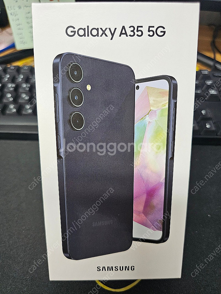 [중고] 갤럭시 A35 네이비 단말기 상태 좋습니다--0