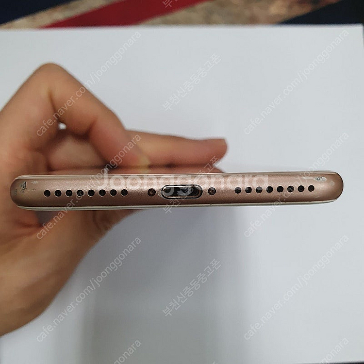 202327 아이폰8플러스 로즈골드 64기가 무잔상중고 성능100% 메인폰 추천 18만원--4