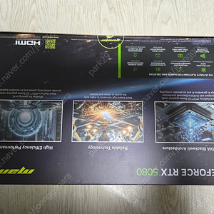 MANLI 지포스 RTX 5080 Nebula D7 16GB 대원씨티에스 미개봉 판매