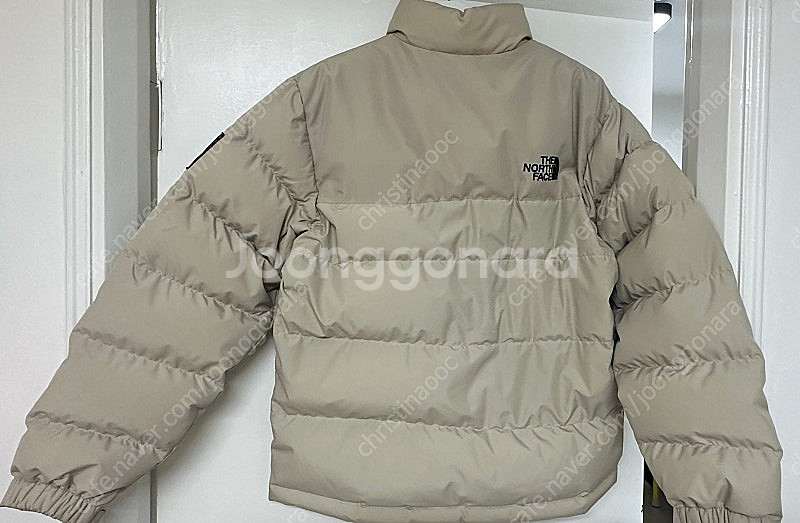 노스페이스 1992 베이지 눕시 국내판 다운패딩 L (...--1