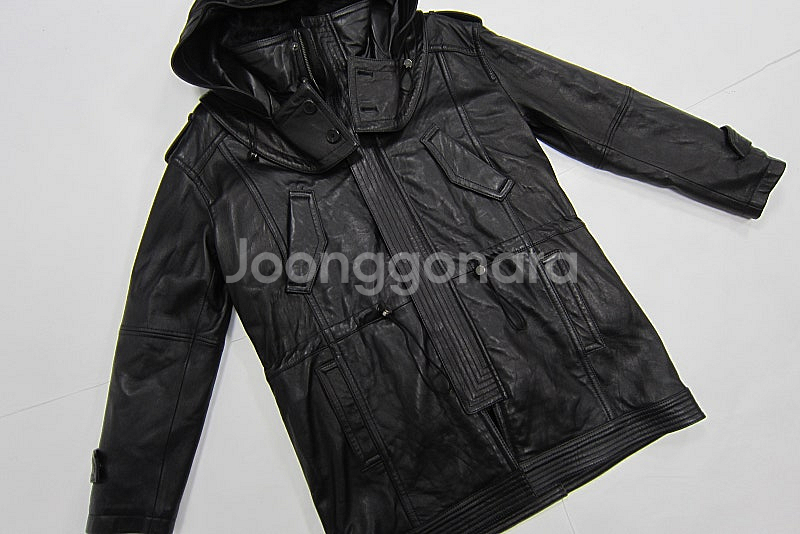 준지&니나리찌 콜라보 가죽 자켓 juunj--3