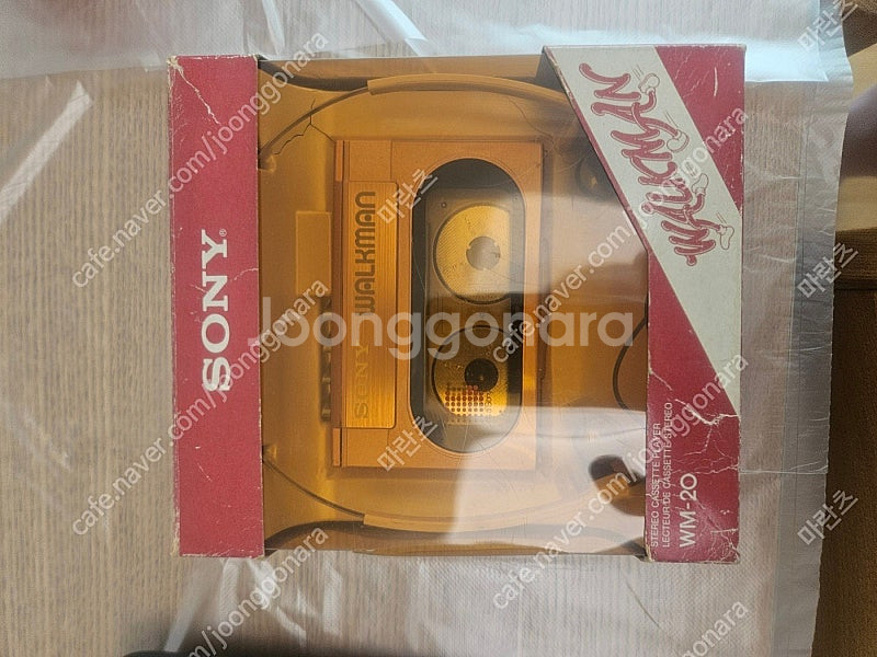 SONY WM-20 워크맨 (미사용에 가까운) 박스 F...--0