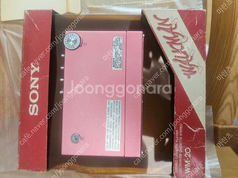 SONY WM-20 워크맨 (미사용에 가까운) 박스 F...--3