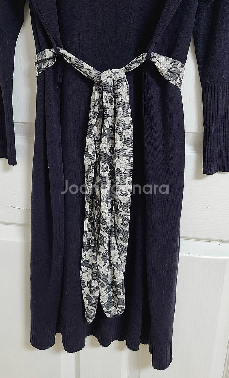 조르쥬레쉬 허리끈묶음 니트 원피스--5