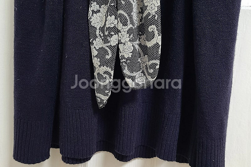 조르쥬레쉬 허리끈묶음 니트 원피스--6