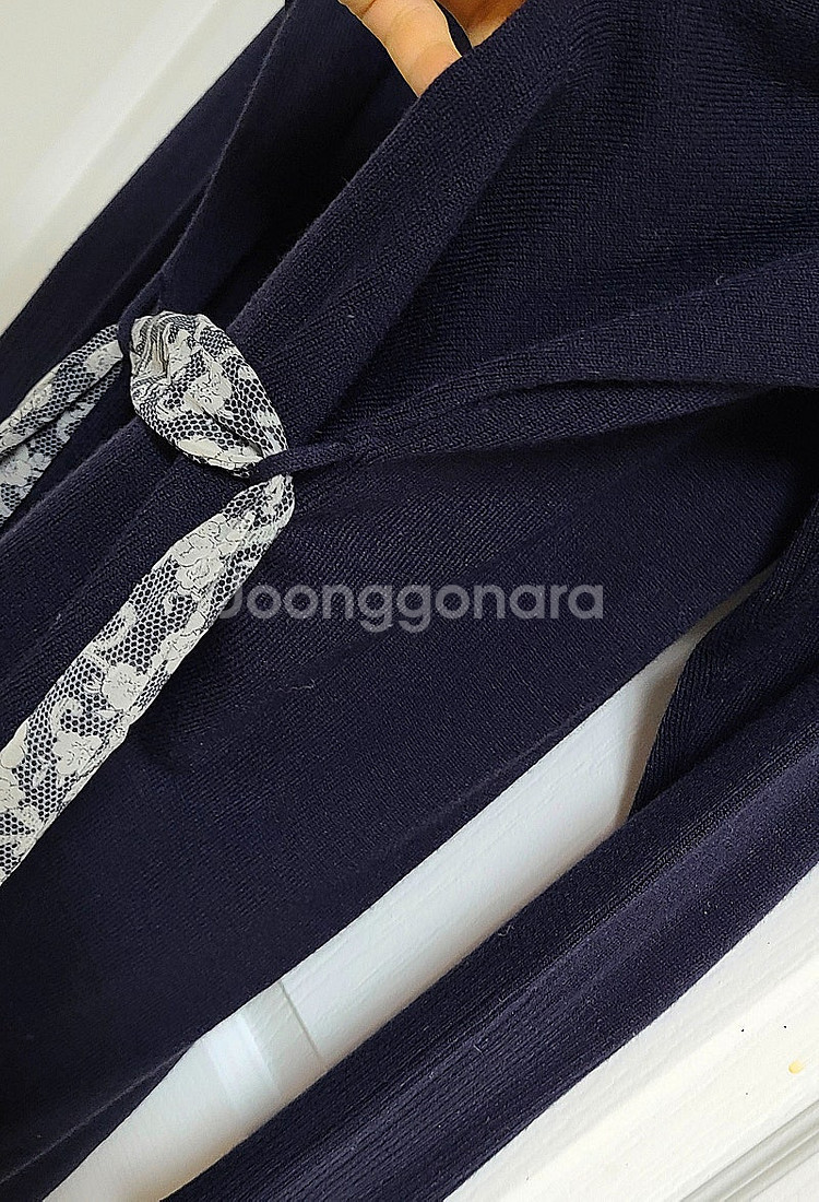 조르쥬레쉬 허리끈묶음 니트 원피스--7