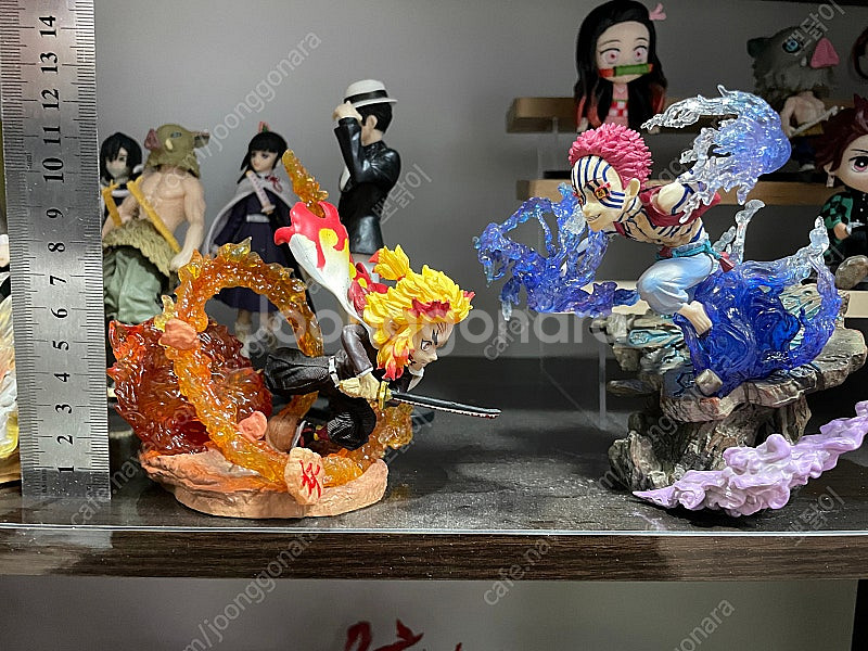 귀멸의칼날 피규어5종 일괄--1