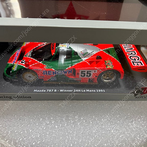 CMR 1/18 MAZDA 787B 레이스카 싸게 팝니다.