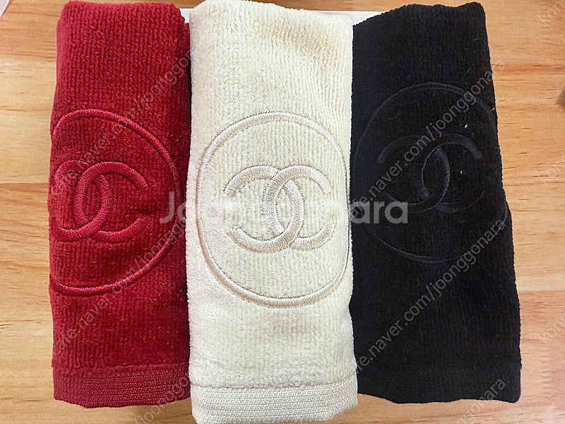 샤넬 수건 3종 세트--2