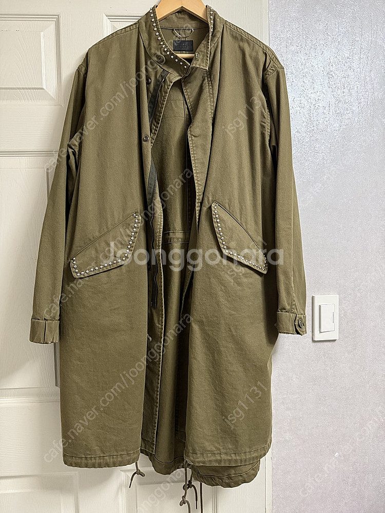 생로랑 야상 자켓 m65 피쉬테일 코트--2