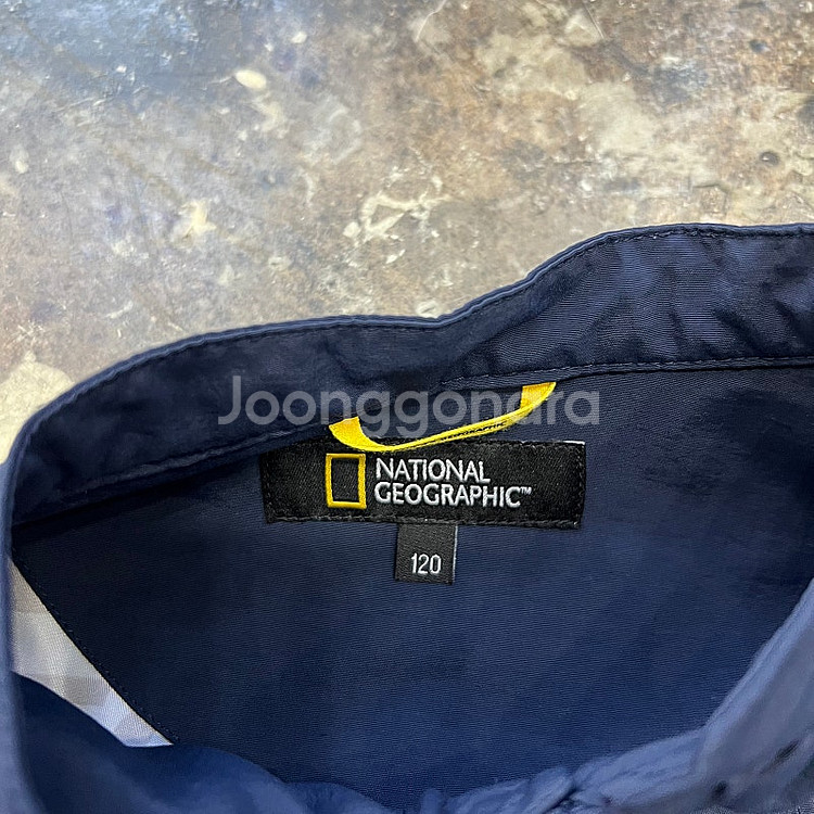 120) 내셔널지오그래픽 키즈 바람막이 점퍼 사파리 자켓--2