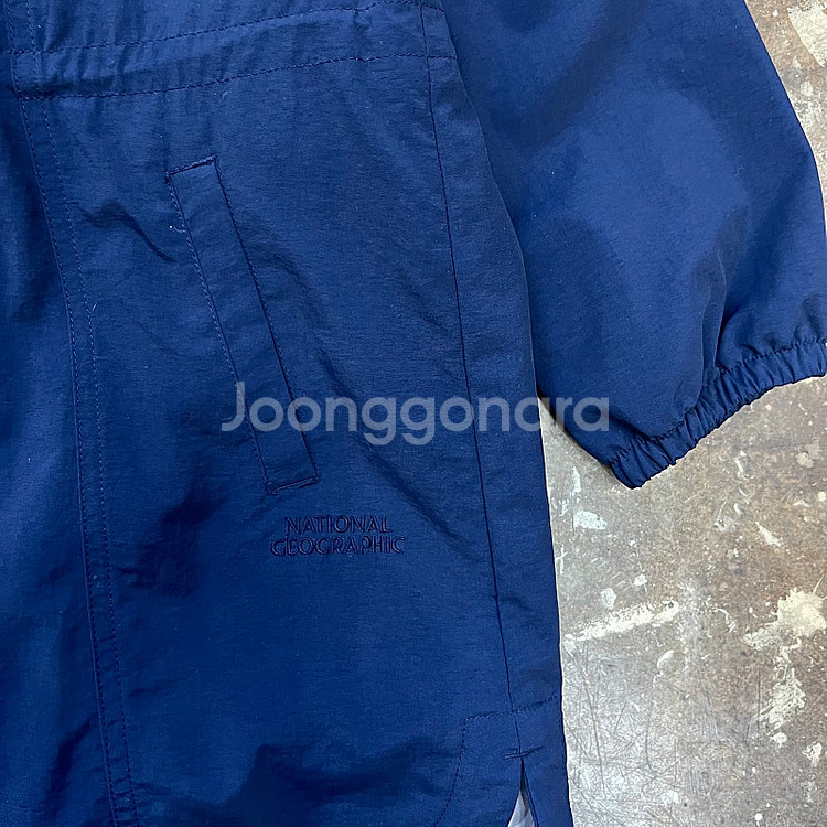 120) 내셔널지오그래픽 키즈 바람막이 점퍼 사파리 자켓--6