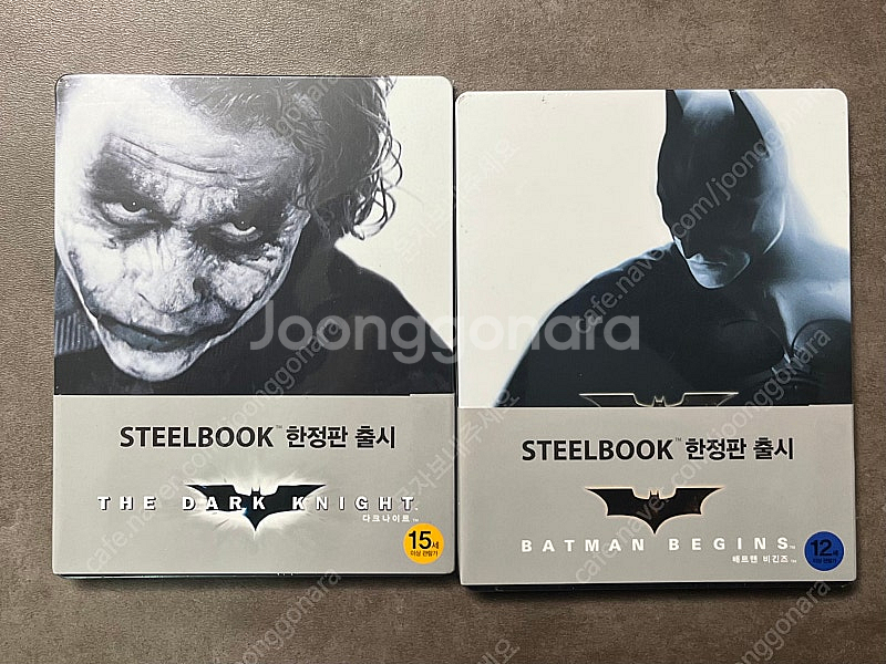 배트맨 비긴즈 다크나이트 블루레이 스틸북 미개봉 택포 5만--0