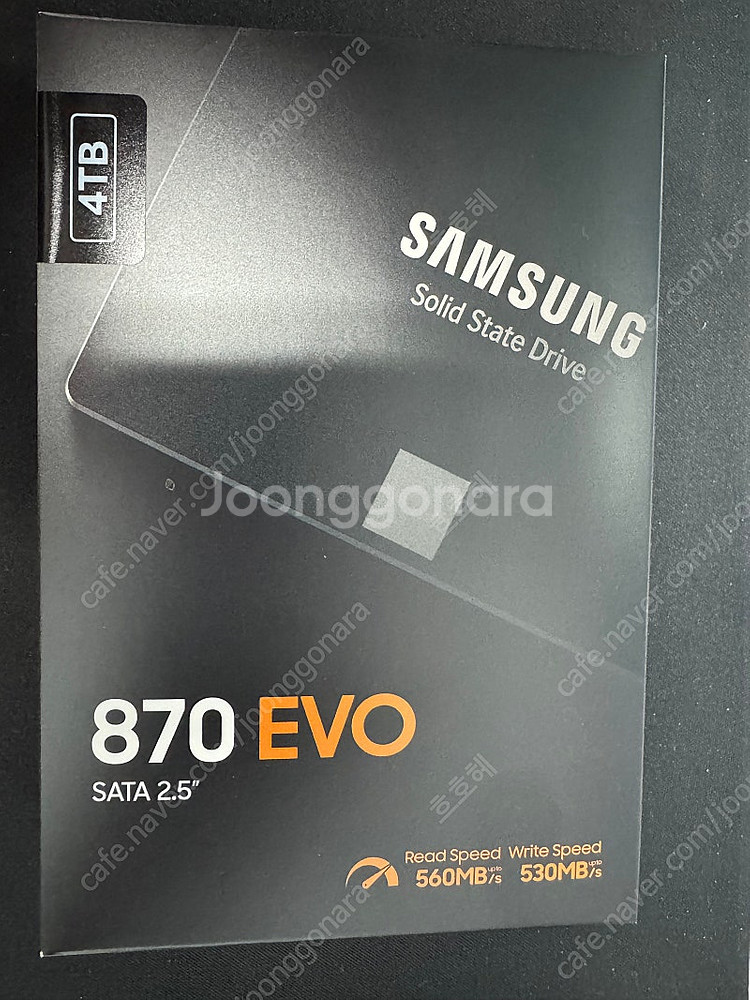 삼성 870evo 4tb 미개봉 새제품 팝니다--0