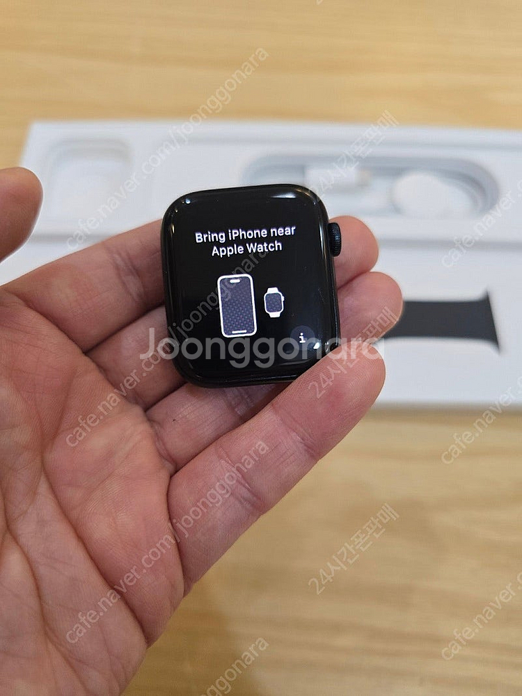 애플워치se2미드나잇블랙44mm 미드나잇블랙스포츠밴드 중고판매합니다--2