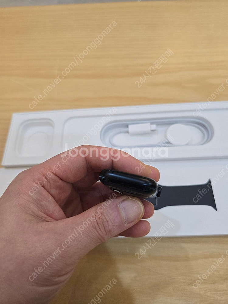 애플워치se2미드나잇블랙44mm 미드나잇블랙스포츠밴드 중고판매합니다--6