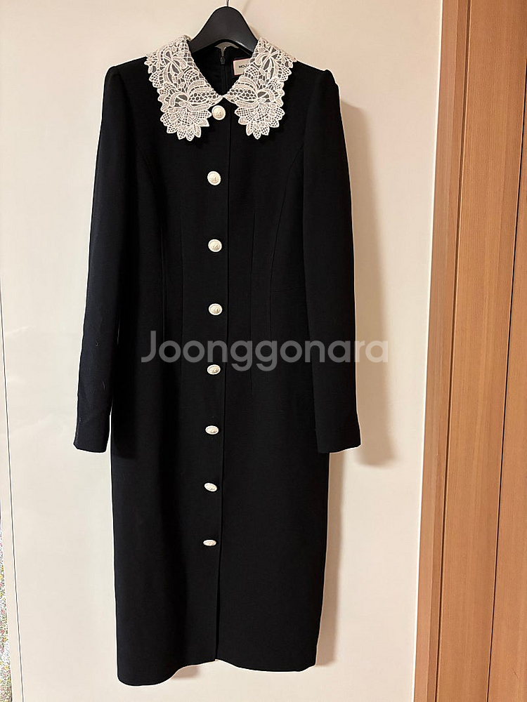 모조에스핀 레이스 카라 단추 롱원피스 결혼식 하객룩 오피스룩 경조사 189000원 정가699,000원--0