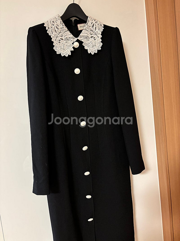 모조에스핀 레이스 카라 단추 롱원피스 결혼식 하객룩 오피스룩 경조사 189000원 정가699,000원--1