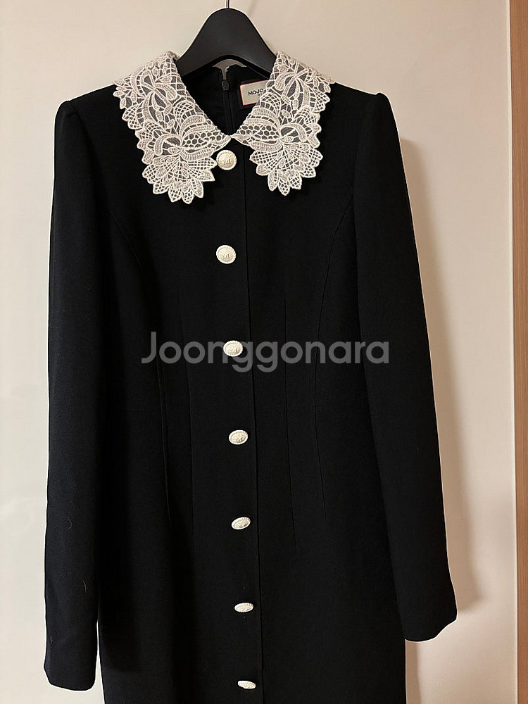 모조에스핀 레이스 카라 단추 롱원피스 결혼식 하객룩 오피스룩 경조사 189000원 정가699,000원--2