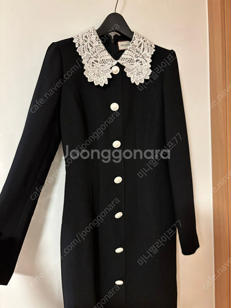 모조에스핀 레이스 카라 단추 롱원피스 결혼식 하객룩 오피스룩 경조사 189000원 정가699,000원--4