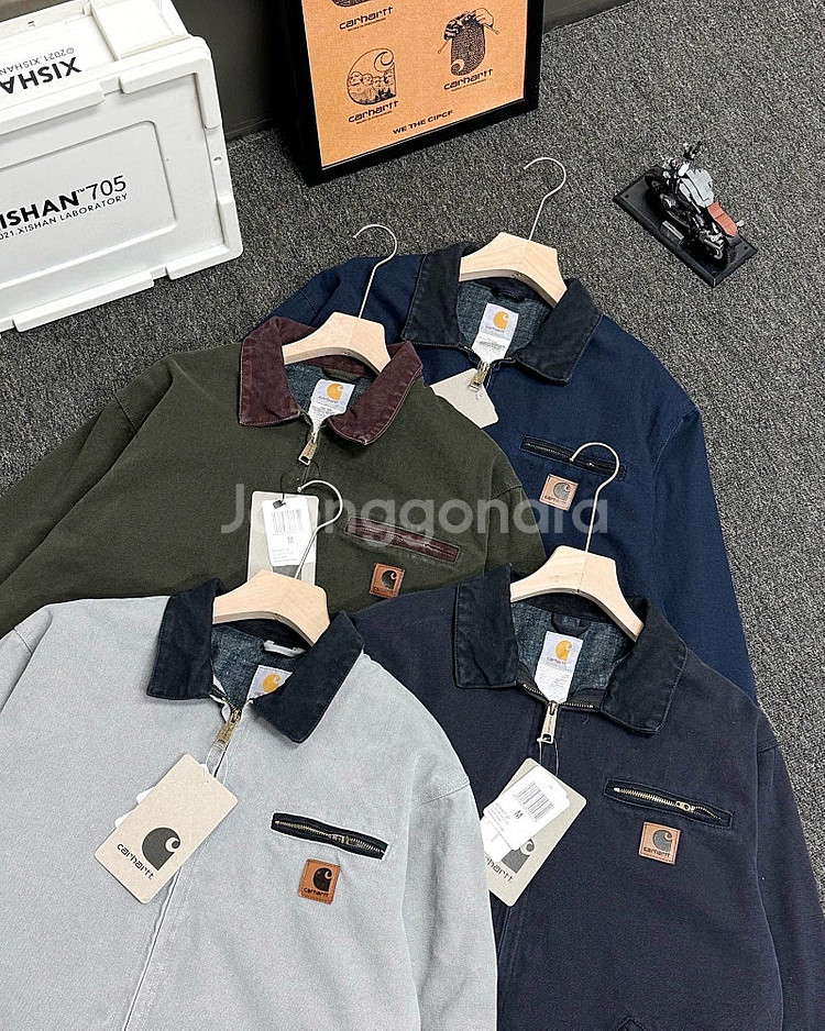 좌쓰 Carhartt WIP J97 Cotton Can...--0