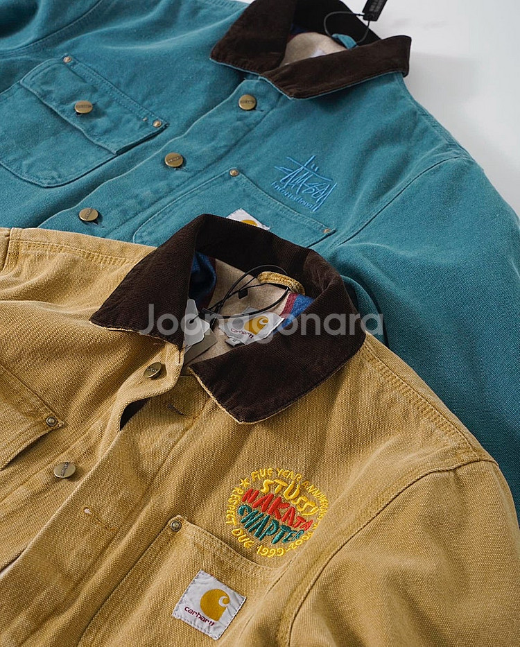 좌쓰 stussy x carhartt 스투시 칼하트 워...--4