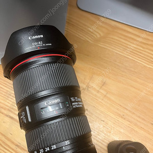 Ef 16-35 f4 렌즈 후드 필터 박스 + Ef eos r 마운트 (개별구매가능)