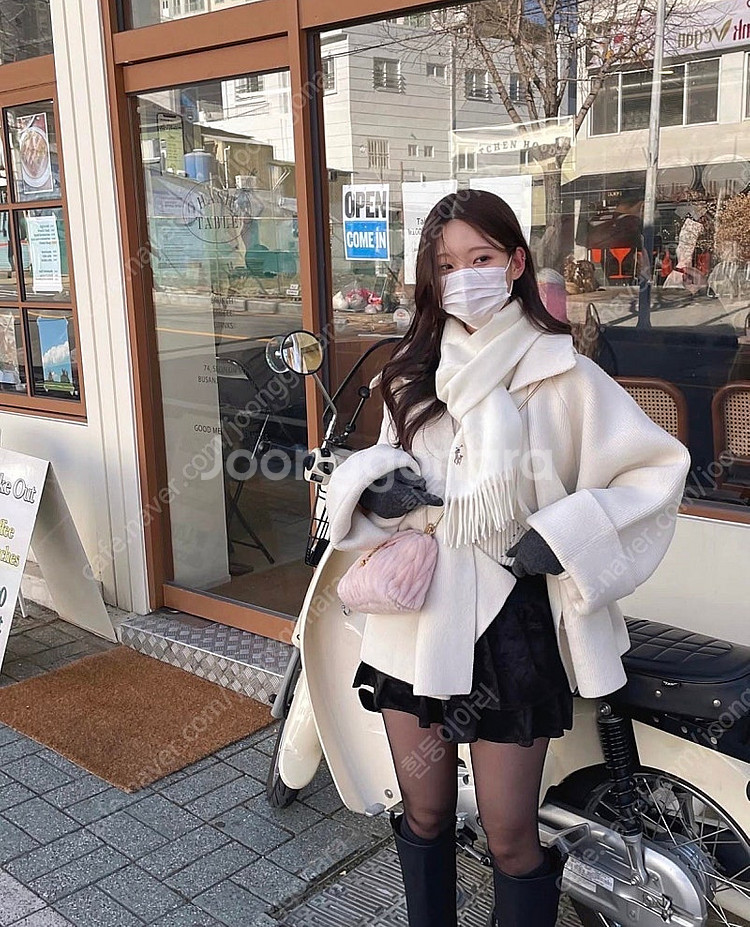 YULL / 페이스넌 램스울 가디건코트--0