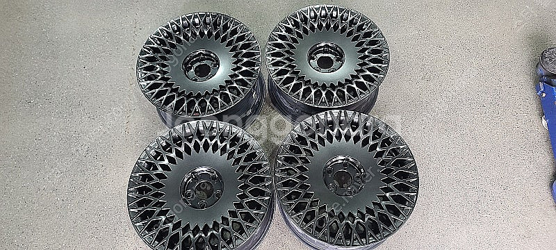 제네시스 g90 불판 벌집휠 고스트크롬 19인치 순정휠...--3