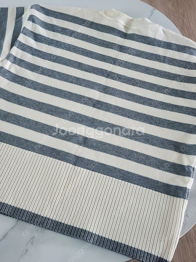 (새상품) ZARA 자라 단가라 스트라이프 니트--6
