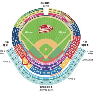 (3월26일) 롯데 vs SSG_3루 요기요 내야 패밀리존 26블럭 1열 5연석