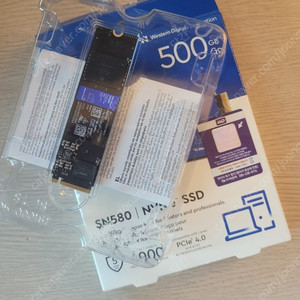 WD BLUE SN580 500G M.2 판매합니다.
